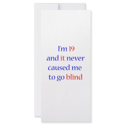 19 never gone blind by itsapgbirthday