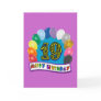 19th Birthday Gifts with Assorted Balloons Design Greeting Card