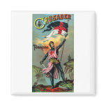 19th C. Crusader Tobacco Poster Refrigerator Magnet
