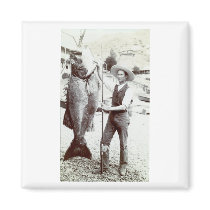 19th C. Fisherman and Goliath Grouper