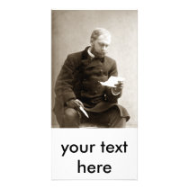 19th C. Gent reading a letter Picture Card