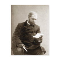 19th C. Gent reading a letter Post Cards