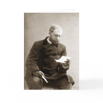 19th C. Gentleman reading a letter Cards