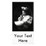 19th C. Girl Blowing Soap Bubbles Personalized Photo Card