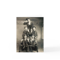 19th C. Human Pyramid