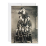 19th C. Human Pyramid Invitations