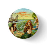 19th C. Mermaids Button