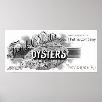 19th C. Oysters, black