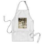 19th C. Swans in Paris Apron