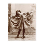 19th C. The Curtsy Postcard