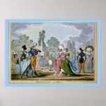 19th Century Fashion Poster
