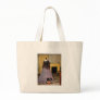 19th Century Plaid Dress Tote Bags