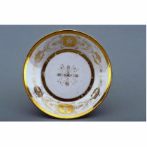 19th century saucer, France Photo Cut Out