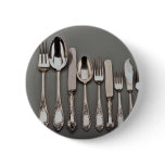 19th century silver cutlery, Warsaw, Poland buttons