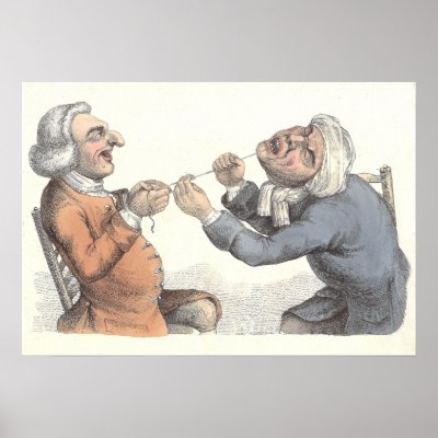 19th Century Tooth Extraction - Dental Horrors! Poster by AntiqueImages