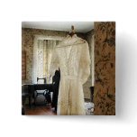 19th Century Wedding Dress Pinback Buttons