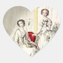 19th Century Wedding Sticker