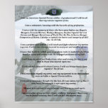 19th special forces group flash creed poster vets