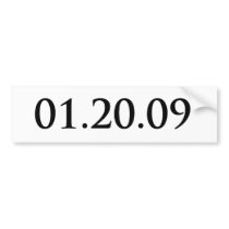 1 20 09 bumper sticker