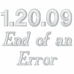 1.20.09 End of an Error Embroidered Shirt embroidered shirts