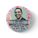 1-20-09 Obama Peace White House Inauguration Gear Pins