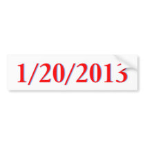 1/20/2013 BUMPER STICKERS