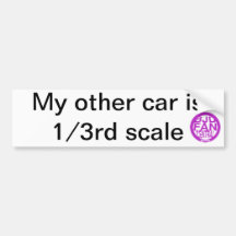 1/3rd - My Other Car Bumper Sticker