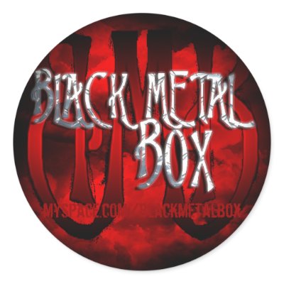 1.5" BMB Stickers by blackmetalbox