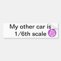 1/6th - My Other Car Bumper Stickers