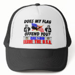 1-800 Leave The USA Trucker Hat