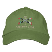 1-98th Cavalry Iraq Crossed Sabres Embroidered Hat