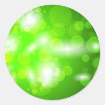 1.ai Greens circles bubbles space digital Round Stickers