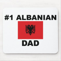 #1 Albanian Dad Mousepad