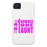#1 Aunts Birthdays & Christmas : Number One Aunt iPhone 4 Covers