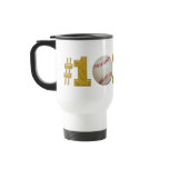 #1 Baseball Fan Coffee Mug