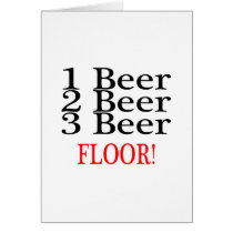 1 Beer 2 Beer 3 Beer FLOOR Cards