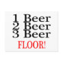 1 Beer 2 Beer 3 Beer FLOOR Postcards