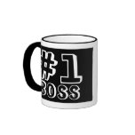 #1 BOSS COFFEE MUG