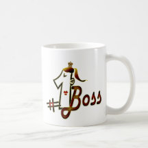 #1 boss mugs