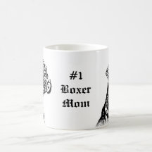 #1 Boxer Mum Boxer mug