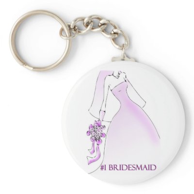 #1 Bridesmaid Keychain by Be_My_Valentine