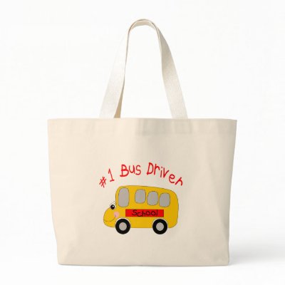 #1 Bus Driver Canvas Bags by sayingsentral