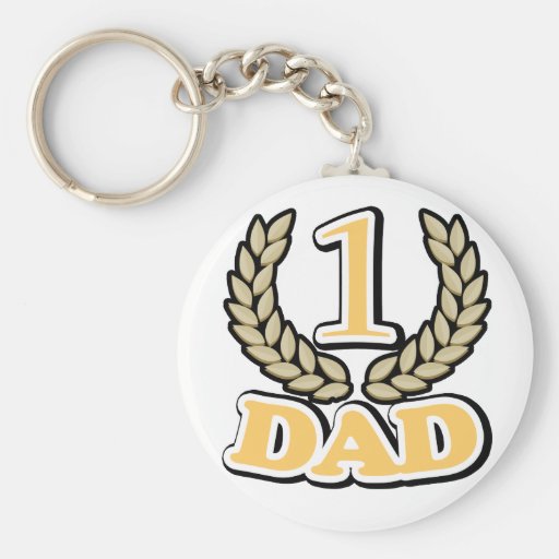#1 CHAMPION Dad keychain