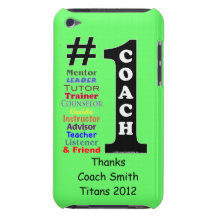 #1 Coach Personalised iPod Touch Case