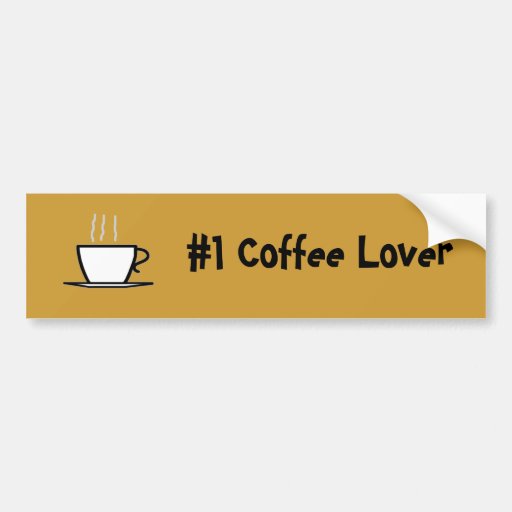 #1 Coffee Lover Bumper Stickers