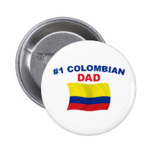 #1 Colombian Dad Pin
