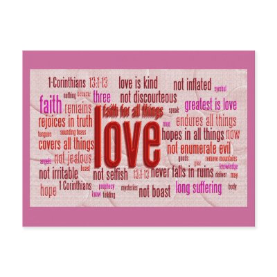 1 Corinthians 13:1-13 Heart Cloth by word_clouds