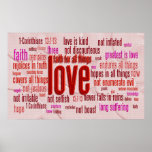 1 Corinthians 13:1-13 Heart Cloth