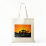 1 Corinthians 13:4 6-7  Sunset Canvas Bag