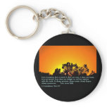 1 Corinthians 13:4 6-7  Sunset keychains
